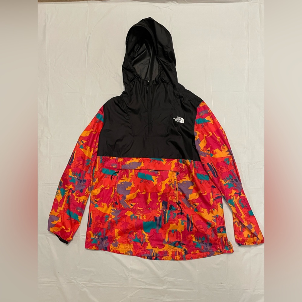 The North Face Fanorak Mr.Pink Rain Jacket  Windbreaker Women S Small